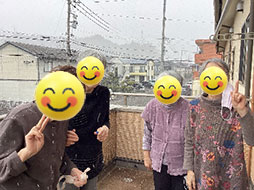 久しぶりの雪～三保へドライブ～寒さくら見学