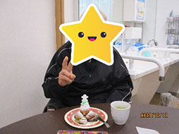 クリスマスツリーケーキ作り